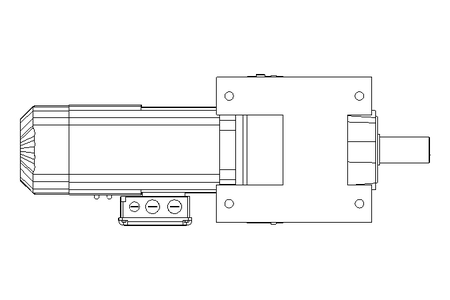 SPUR GEARED MOTOR