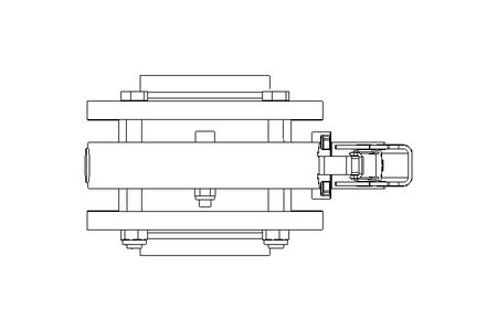 Butterfly valve B DN065 FVF MA V