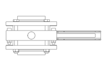 Butterfly valve B DN065 FVF MA V