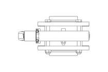 Butterfly valve B DN065 FVF MA V