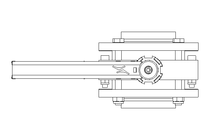 Butterfly valve B DN065 FVF MA V