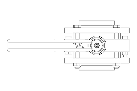 Butterfly valve B DN065 FVF MA V