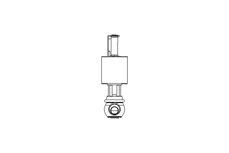 Aseptic seat valve SA DN040 10 NO P