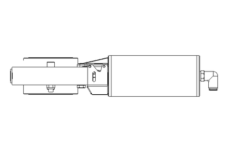 Butterfly valve B DN050 OVO NC HF