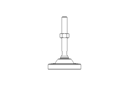 Gelenkfuß D=125 H=200 45000N M20