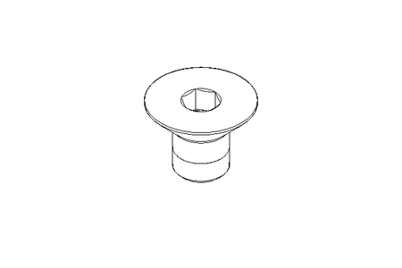 Countersunk head screw M8x12 A2 70