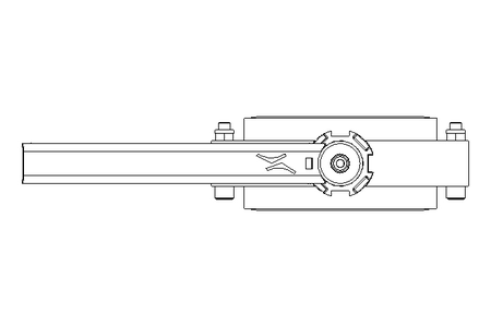 Butterfly valve B DN080 OVO MA HF