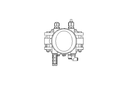 Butterfly valve B DN100 FVF NC E