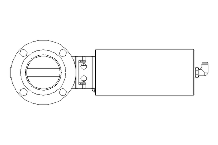 Butterfly valve B DN065 FVF NC H