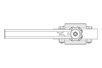 Butterfly valve B DN050 WVW MA F