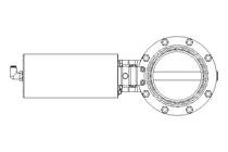 Butterfly valve B DN100 CVC NC E EX