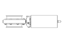 Butterfly valve B DN100 CVC AA F