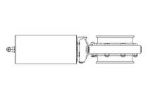 Butterfly valve B DN100 CVC AA F