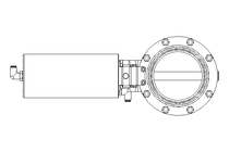 Butterfly valve B DN100 CVC AA F