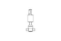 Aseptic seat valve SAL DN040 130 NC P