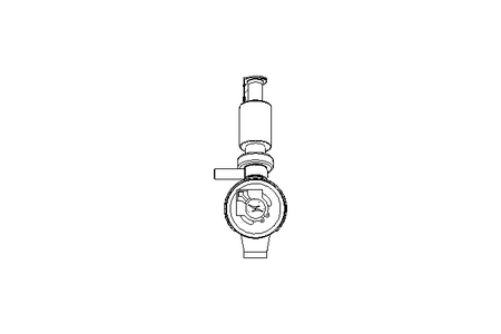 Aseptic seat valve SAS DN040 10 NC P