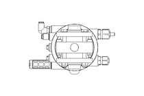 Butterfly valve B DN025 FVF NC E