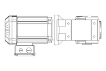 锥形齿轮变速电机 0,75kW 25 1/min