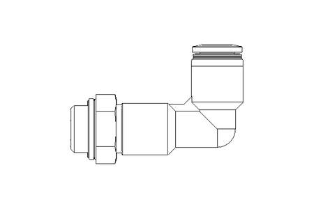 Elbow screw-in connector