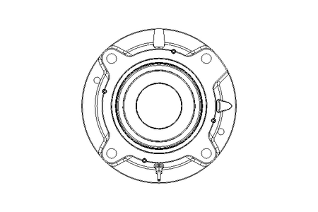 Flange bearing housing unit RMEO 100x340