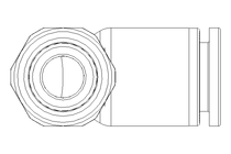 Elbow screw-in connector