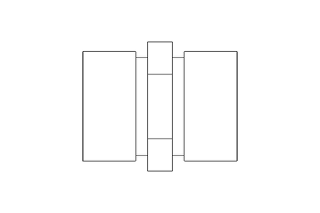 Pipe screw connector L 35/35 St DIN2353