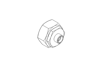 Reducing coupling L 42/15 St-Zn ISO8434