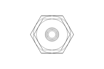 Reducing coupling L 42/15 St-Zn ISO8434