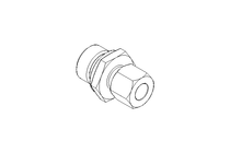 Pipe screw connector L 10 G1/2" 1.4571