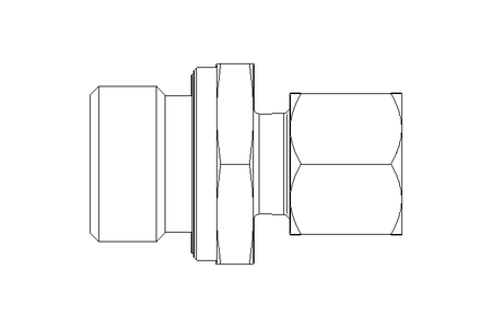 Pipe screw connector L 10 G1/2" 1.4571