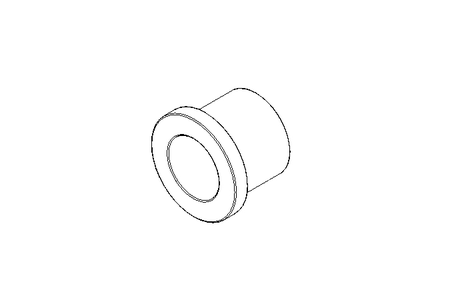 Plain bearing bush 12x16x20x15x3