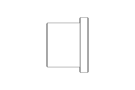 Plain bearing bush 12x16x20x15x3