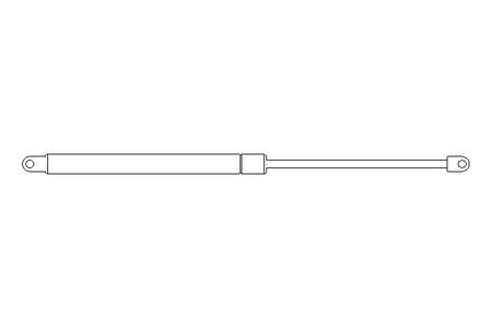 gas loaded suspension cylinder