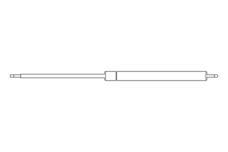 gas loaded suspension cylinder