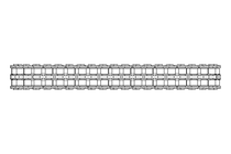 Rollenkette 12B-2 42 Glieder DIN8187