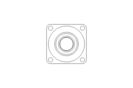 Flange bearing PCJ 55/48.4x162