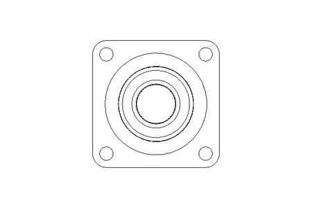 Flange bearing PCJ N 40/43.7x130