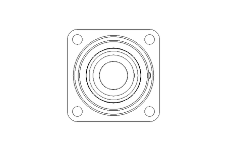 Flange bearing PCJ N 40/43.7x130