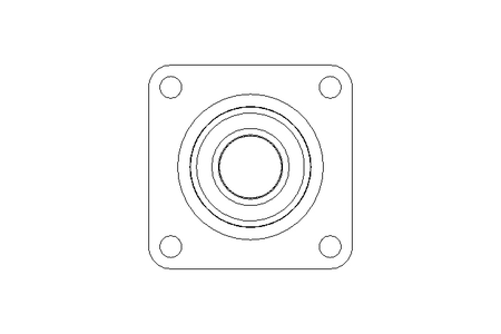 Flange bearing PCF 40/43.7x130