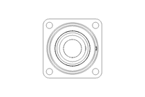 Flange bearing PCF 40/43.7x130