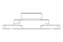 Flange bearing PCFT 50x116x43.7