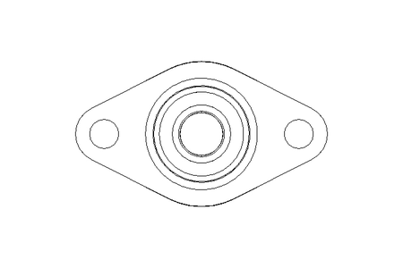 Flange bearing PCJT 17x57x28.6