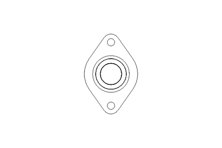 Flange bearing GLCTE 40x100x43.7