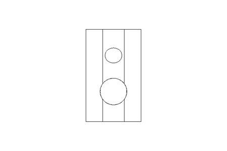 Sliding block M8 / 8 St-Zn