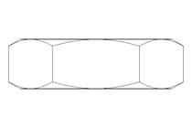 Hexagon nut M36 A4 DIN439