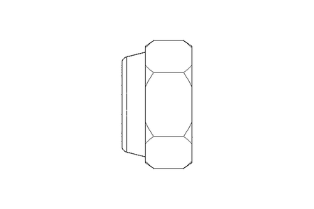 Hexagon nut M6 A4 DIN985