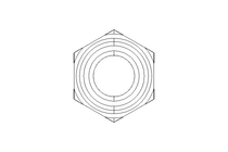 Hexagon nut M6 A4 DIN985