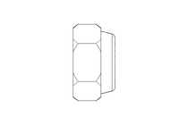 Hexagon nut M6 A4 DIN985