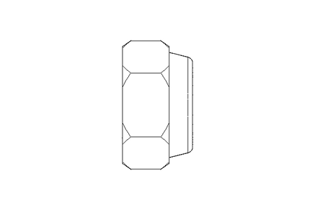 Hexagon nut M6 A4 DIN985