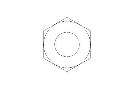 Hexagon nut M8 A4 DIN985